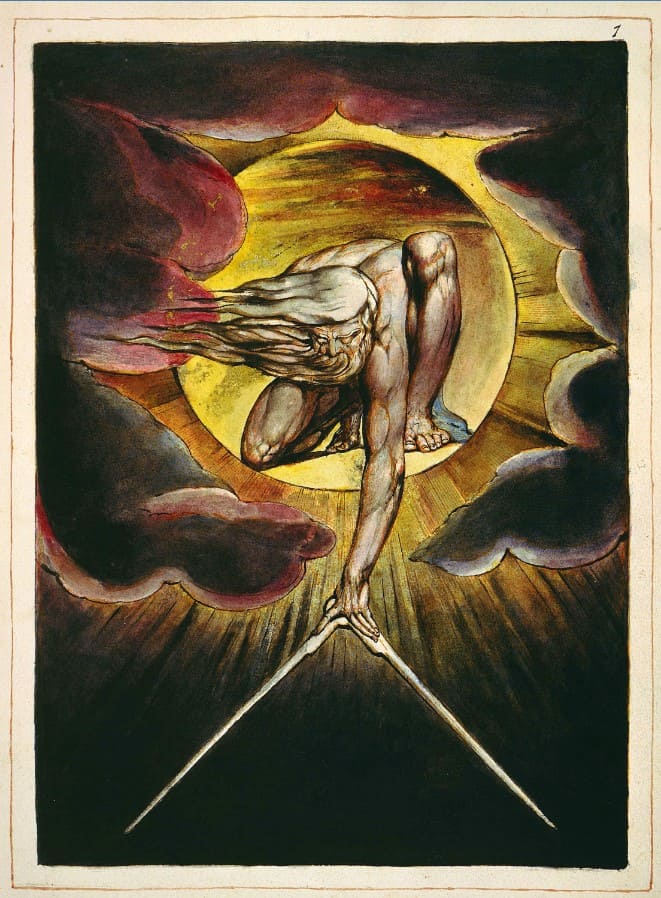 El anciano de los días de William Blake