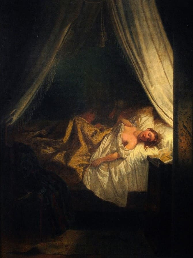 El vampiro de Eugène Delacroix