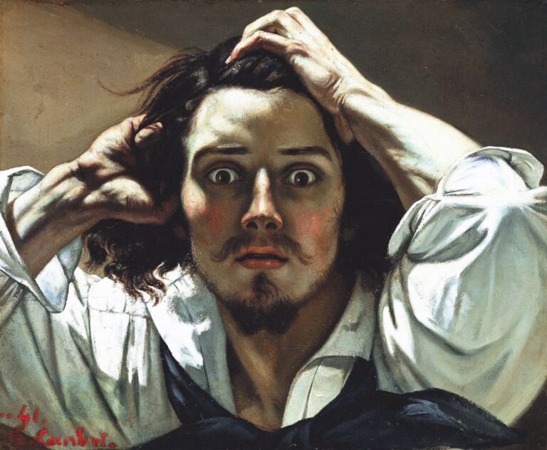 El desesperado de Gustave Courbet