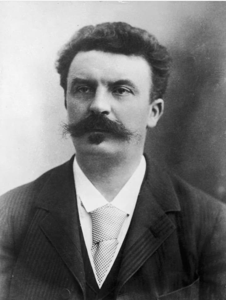 Retrato Guy de Maupassant